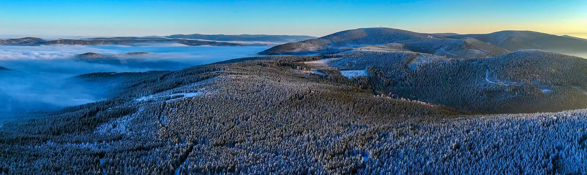 Panorama z Czarnej Góry